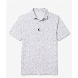 Bad Birdie Golf Performance Short Sleeve Core Polo Salt Shaker Grey/White Large